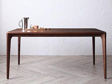 Spremate 北欧デザインの無垢材ウォールナットダイニングテーブル W150
