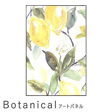 Botanical ボタニカル アートパネル 60cm×90cm×4cm ブラック