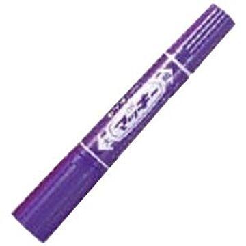 (業務用20セット) ZEBRA ゼブラ 油性ペン/ハイマッキー 太字・細字/紫 MO-150-MC-PU