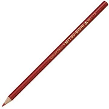 (業務用50セット) 三菱鉛筆 色鉛筆 K880.15 赤 12本入