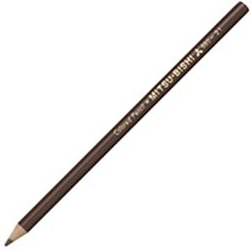 （まとめ）三菱鉛筆 色鉛筆 K880.21 茶 12本入 ×5セット