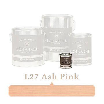 国産自然塗料 LOHAS material（ロハスマテリアル） LOHAS OIL（ロハスオイル） カラー L27：アッシュピンク