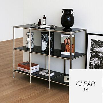 The Frigg モジュール家具 M310 3x3 ガラスパネル【Bauhaus Japan】ディスプレイラック/ガラス棚