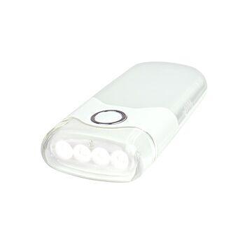ムサシ LED センサーライト AL-200 幅5.7cm 自動点灯 壁取り付け 屋内用