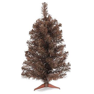 カラフル 60cm クリスマスツリー ブラウン