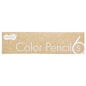 (まとめ) TANOSEE 色鉛筆 6色（各色1本） 1セット 【×30セット】