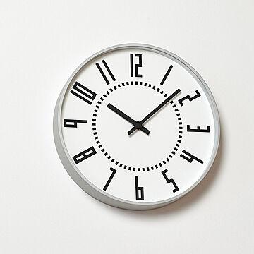 掛け時計 おしゃれ 壁掛け時計 北欧 時計 eki clock エキクロック インダストリアル アルミ モダン シンプル デザイン グレー ブラック ホワイト 白 黒 モノトーン リビング 書斎 寝室
