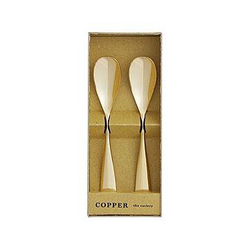 COPPER the cutlery アイスクリームスプーン 2pc /Gold mirror