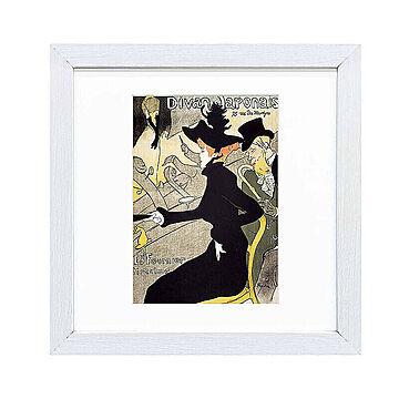 Henri Lautrec（アンリ ロートレック） ディヴァン・ジャポネ アートポスター（フレーム付き） m11494