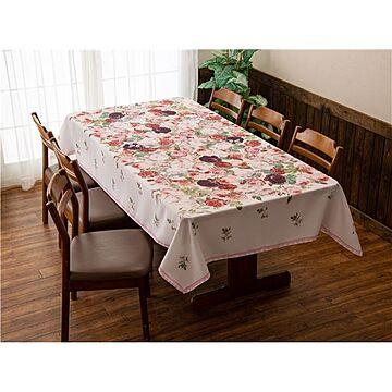 テーブルクロス 145×230cm 6人掛け用 洗える 撥水加工 ルドゥーテ アルピナ ダイニングテーブル 食卓机