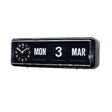 【CREPHA/クレファー】トゥエンコ　置き・掛け兼用 パタパタカレンダー時計　BQ-38　
