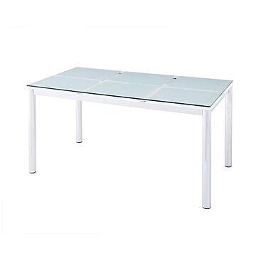 デザインガラスダイニングテーブル De modera W150