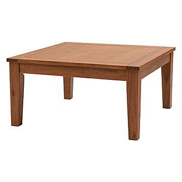 東谷 こたつテーブル ロータイプ 75×75 アカシア 木製 1人用 2人用 ブラウン