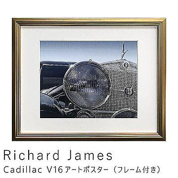 Richard James （リチャード ジャームス） Cadillac V16 アートポスター（フレーム付き） m11239