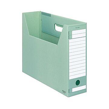 (まとめ) コクヨ ファイルボックス-FS(Dタイプ) B4ヨコ 背幅102mm 緑 B4-LFD-G 1セット(5冊)  【×10セット】