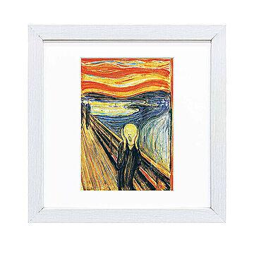 Edvard Munch（エドヴァルド ムンク） 叫び アートポスター（フレーム付き） m11470