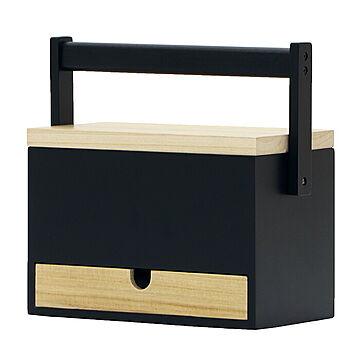 ヤマソロ NOTICE マルチボックス 木製 卓上 小物収納 引き出し 工具箱 救急箱 裁縫箱