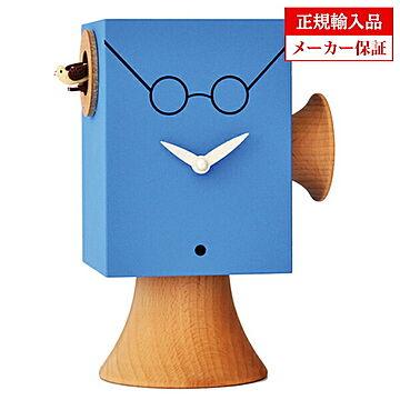 【正規輸入品】 イタリア ピロンディーニ 805d Pirondini 木製鳩時計 Faccine J.Lennon ブルー