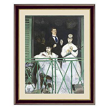 Edouard Manet（エドゥアール・マネ） バルコニー アートポスター（フレーム付き） m10830