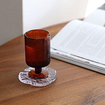 ferm LIVING (ファームリビング) Oli Wine Glass (オリ ワイングラス) アンバー/リサイクルクリア 食器/ガラス
