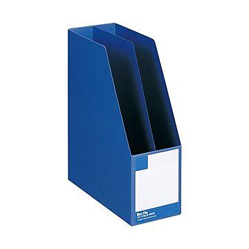 （まとめ）ライオン事務器 ボックスファイル 板紙製A4タテ 背幅105mm 青 B-880S 1冊 【×5セット】