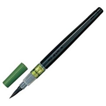 （まとめ）ぺんてる 筆ペン XFL2B 太字×5セット