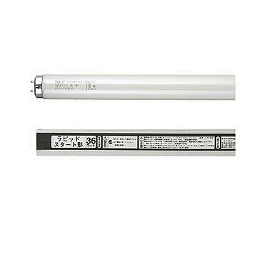 (まとめ) NEC 蛍光ランプ ライフラインII直管ラピッドスタート形 40W形 白色 FLR40SW/M/36/4K-L 1パック(4本) 【×10セット】