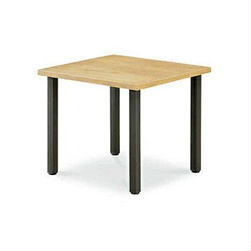 大丸 ナチュラル 木製 80ダイニングテーブル リビングテーブル 2人 ニレ 正方形 高さ調節