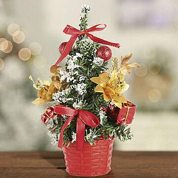 クリスマスツリー 置物 ミニサイズ 20cm オーナメント 装飾品 室内デコレーション クリスマス用品