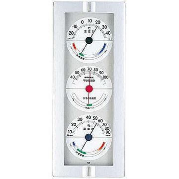 EMPEX 温度・湿度計 快適モニター(温度・湿度・不快指数計) 掛用 CM-635 ホワイト 管理No. 4961386063507