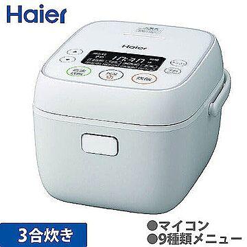 Haier マイコン炊飯ジャー JJ-M32A 3合炊き ホワイト