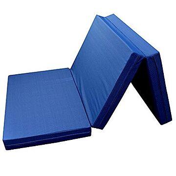 オルサエリオセル イタリア製三つ折りマットレス 腰痛対策 Sサイズ ロイヤルブルー