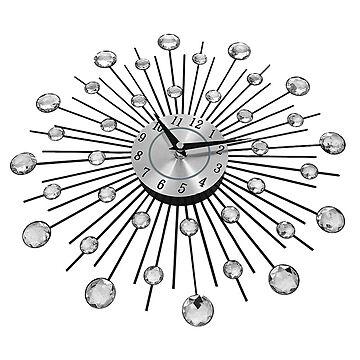 アメリカンクロック　お洒落 掛け時計 ウォールクロック キラキラ レトロ アンティーク ロック UKロック　装飾 壁掛け時計