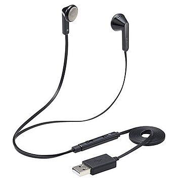 エレコム ヘッドセット イヤホン インナーイヤー USB 両耳 セミオープン ミュートスイッチ付き インラインコントローラー ブラック PS4/5 NINTENDO SWITCH HS-EP19UBK