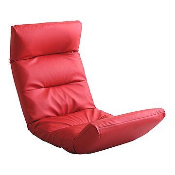 ホームテイスト Moln-モルン- Up type リクライニング座椅子 14段階調節 PVCレッド