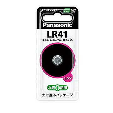 パナソニック Panasonic アルカリボタン電池 コイン電池 相当品 192、V3GA、L736、AG3、G3A、36A 1.5V LR-41P LR41P 管理No. 4902704240613