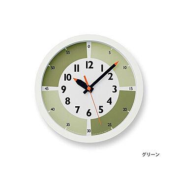 【Lemnos/レムノス】fun pun clock with color! ふんぷんくろっく ウィズ カラー