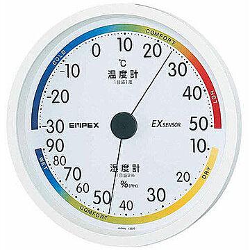 EMPEX 温度・湿度計 エスパス 温度・湿度計 壁掛用 TM-2331 ホワイト 管理No. 4961386233108