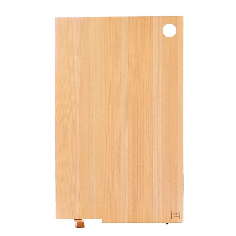 【Ｅ．ＯＣＴ】まな板 24×39cm STYLE JAPAN ひのきのまな板 スタンド式 Lサイズ